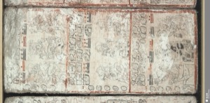 De Dresde con glifos y fechas — Anónimo maya