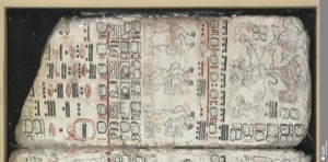 Con glifos y dibujos — Anónimo maya