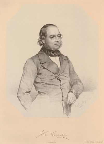 Ipswich Museum Portraits (BM 1852,0424.30) — Elizabeth y John Gould