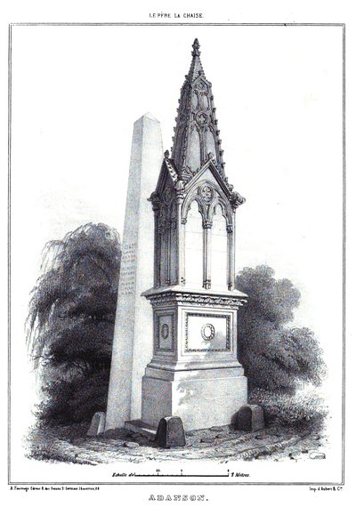 Marty - les principaux monuments funéraires - Adanson — Émile Lassalle