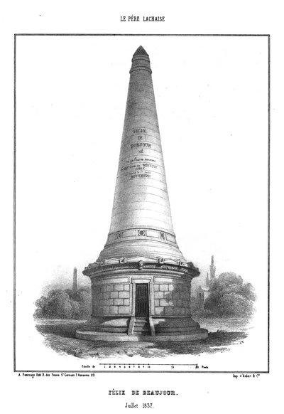 Marty - les principaux monuments funéraires - Beaujour — Émile Lassalle