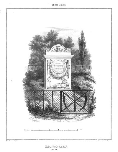 Marty - les principaux monuments funéraires - Brongnart — Émile Lassalle