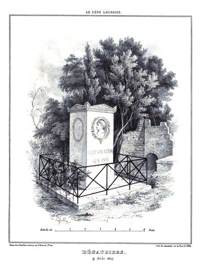 Marty - Les principaux monuments funéraires - Désaugiers
