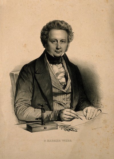 Philip Barker Webb, litografía de e. Lassalle — Émile Lassalle
