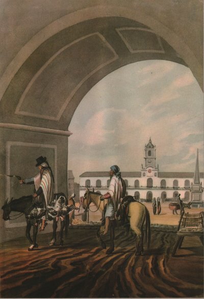 El cabildo y la plaza — Emeric Essex Vidal