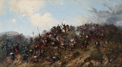 Oller - la Batalla de Trevino — Francisco Manuel Oller y Cestero