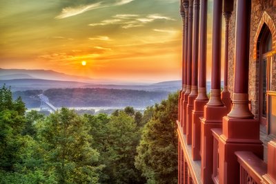 Atardecer desde el balcón de Olana — Frederic Edwin Church
