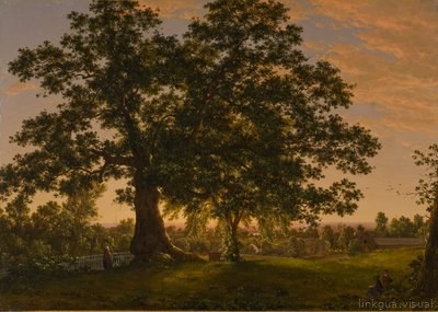 Charter Oak iglesia FE — Frederic Edwin Church