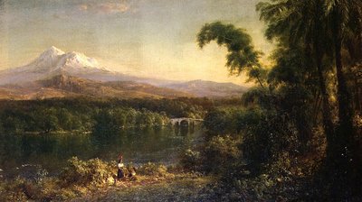 Figuras en un paisaje ecuatoriano — Frederic Edwin Church