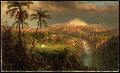 Aguacero pasajero en los Trópicos — Frederic Edwin Church