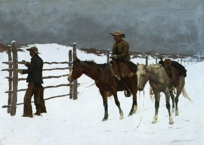 Caída del vaquero — Frederic Remington