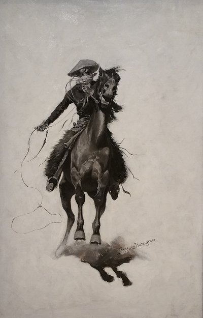 Ya no cabalga o el vaquero — Frederic Remington