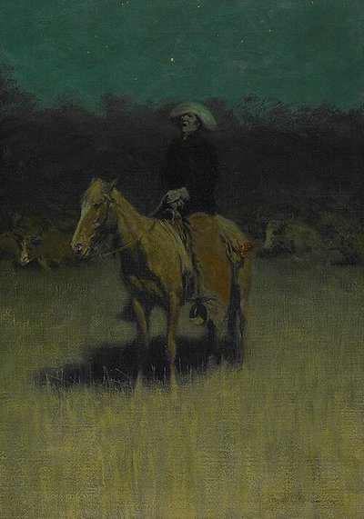 Remington, “Cowpuncher's Lullaby” 180v1 — Frederic Remington