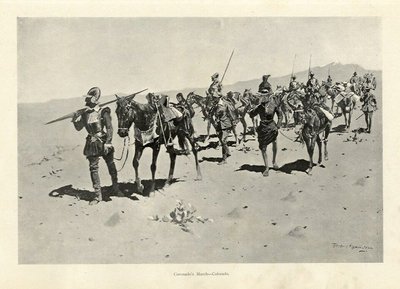 La marcha de Coronado — Frederic Remington