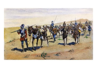 La marcha de Coronado — Frederic Remington
