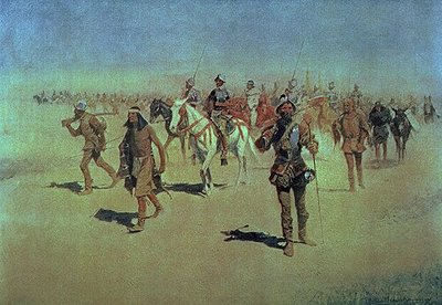 Coronado parte hacia el norte — Frederic Remington