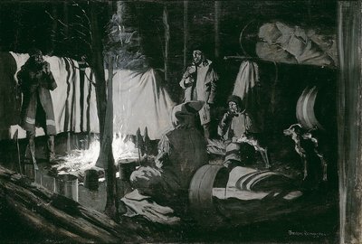 Primer y mejor campamento del viaje — Frederic Remington