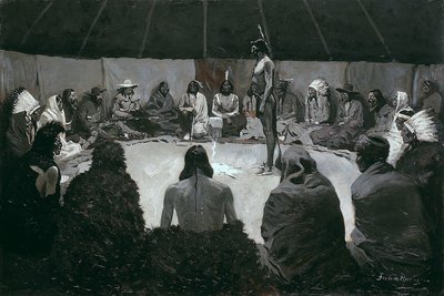 Le contaré al hombre blanco — Frederic Remington