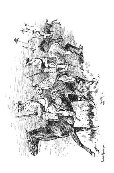Carga de indios montados con lanzas — Frederic Remington