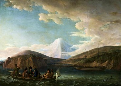 Krusenstern en la bahía de Avacha — Friedrich Georg Weitsch