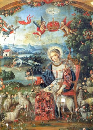 Divina Pastora — Gaspar Miguel de Berrío