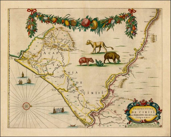 Mapa de la prefectura de Ciriri y Itapuanma