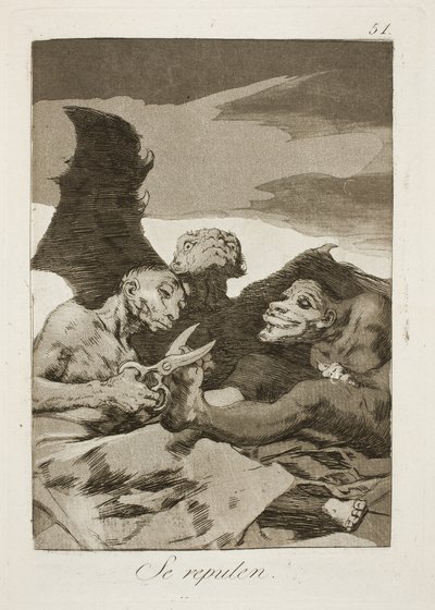 Caprichos, nº 52 — Francisco de Goya