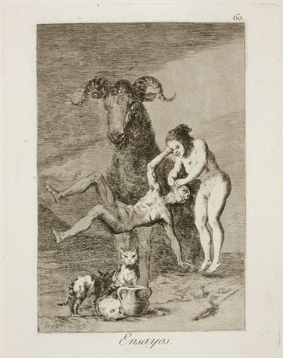 Caprichos, nº 61 — Francisco de Goya