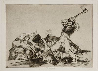 Desastres, nº 3 — Francisco de Goya
