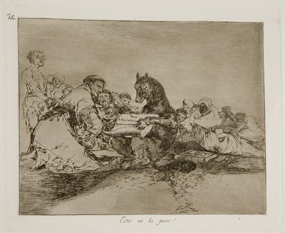 Desastres, nº 74 — Francisco de Goya