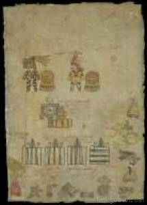 Códice Prehispánico — De tema calendárico y tributario — Matricula de los Tributos