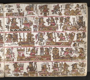 Códice Maya: — Glifos y Personajes — Anónimo mixteco