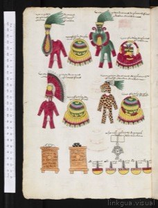 Figuras de guerreros y ofrendas aztecas