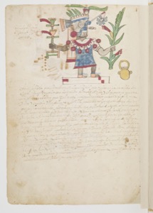 Códice Maya — Con deidades y jeroglíficos — Anónimo tlacuilo (Códice Ixtlilxóchitl)
