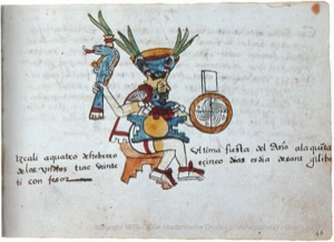 Códice Magliabecchiano, — Lámina, nº 93 — Anónimo tlacuilo (Códice Magliabecchiano)