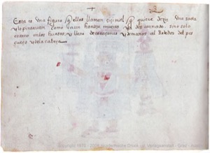 Códice Magliabecchiano, — Lámina, nº 154 — Anónimo tlacuilo (Códice Magliabecchiano)