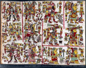 Códice Maya: — Figuras y Símbolos Ancestrales — Anónimo mixteco