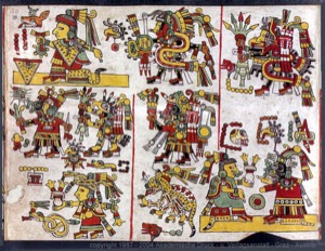 Códice Nuttall: — Escenas de rituales y mitología mexica — Anónimo mixteco