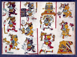 Figuras y Deidades de la Mitología Mexica — Anónimo mixteco