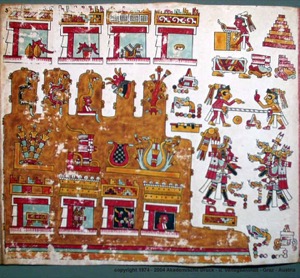 Códice Vindobonensis: — Escenas de la vida y cosmogonía mesoamericana — Anónimo mixteco
