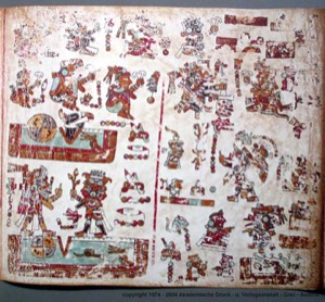 Lámina — Códice Vindobonensis — Anónimo tlacuilo, tradición mixteca