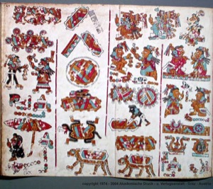 Lámina — Códice Vindobonensis — Anónimo tlacuilo, tradición mixteca