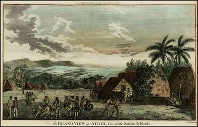 Una vista interior en Atooi, una de las Islas Sandwich — Giulio Ferrario