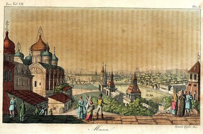 Vista panorámica de Moscú — Giulio Ferrario