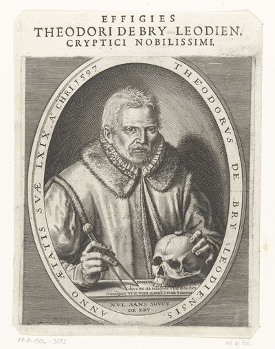 Grandes viajes, lámina, nº 1567 — Theodor de Bry