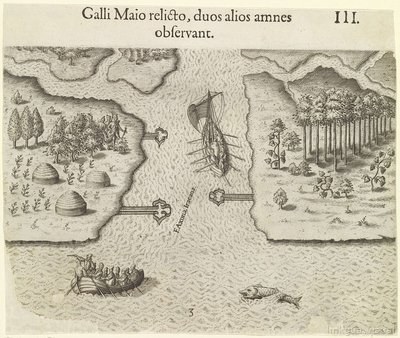 Grandes viajes, lámina 1596