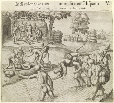 Grandes viajes, lámina, nº 1598 — Theodor de Bry
