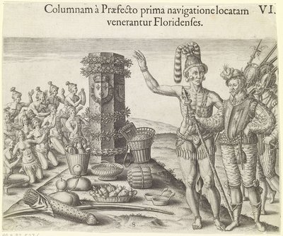 Grandes viajes, lámina, nº 1599 — Theodor de Bry
