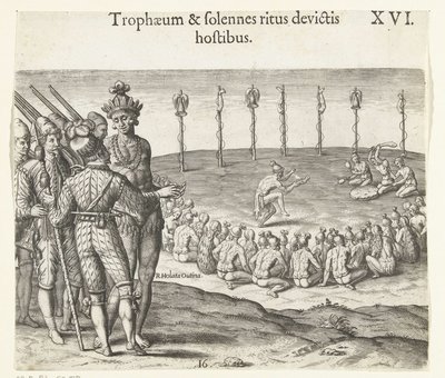 Grandes viajes, lámina, nº 1600 — Theodor de Bry