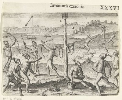 Grandes viajes, lámina, nº 1605 — Theodor de Bry
